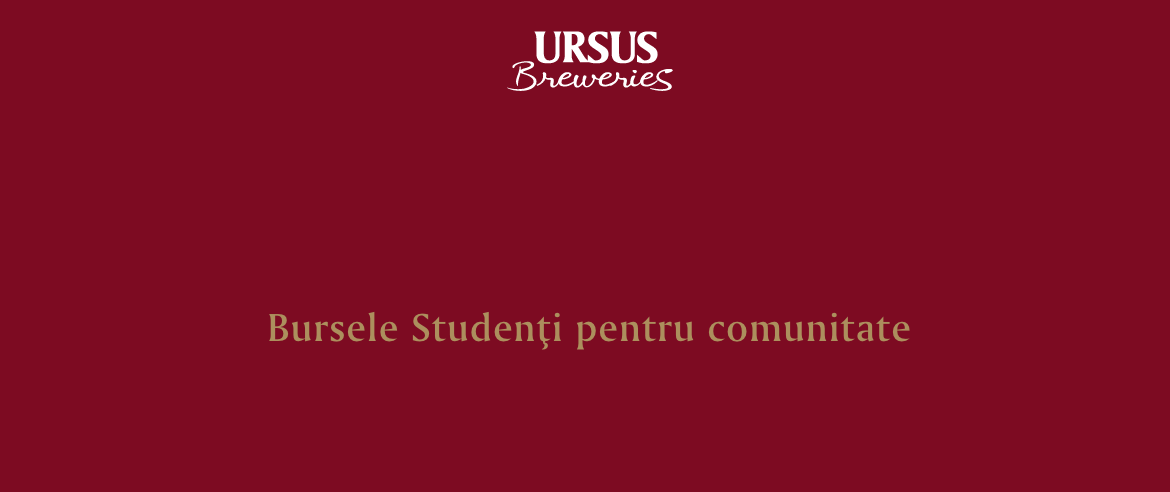 Bursele URSUS – ”Studenţi pentru comunitate”