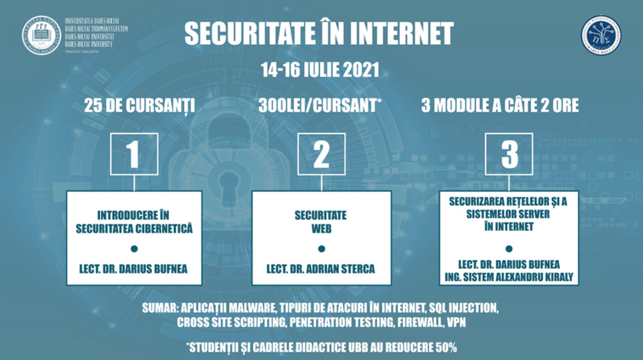 Curs deschis: Securitate în Internet