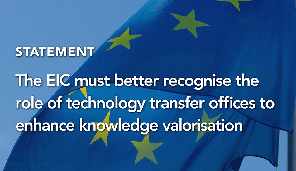 The Guild calls for the EIC to better recognise the role of universities’ technology transfer offices as key actors in the emergence of innovations