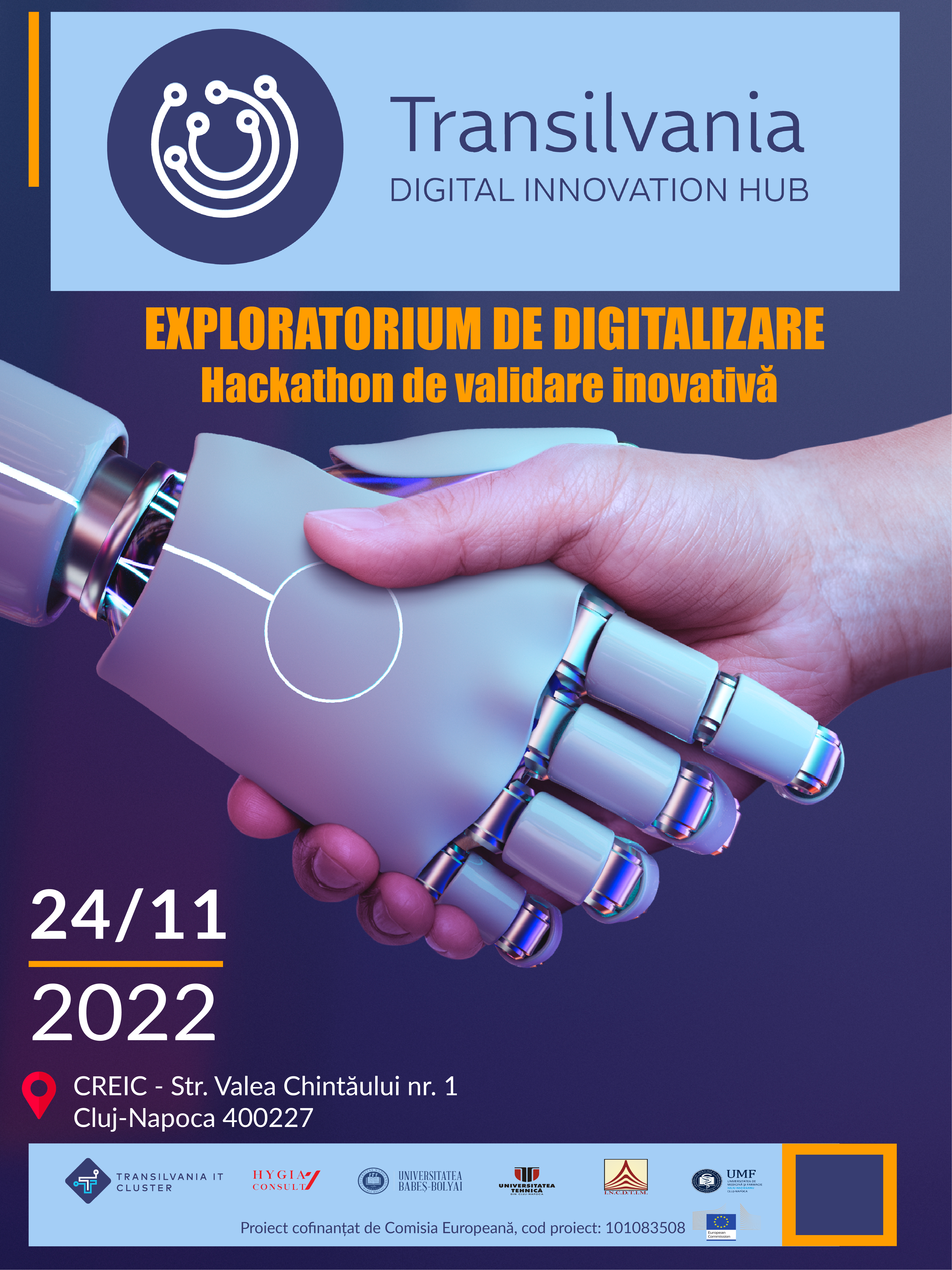 Innovation Hub: Exploratorium de digitalizare – Hackathon de Validare Inovativă