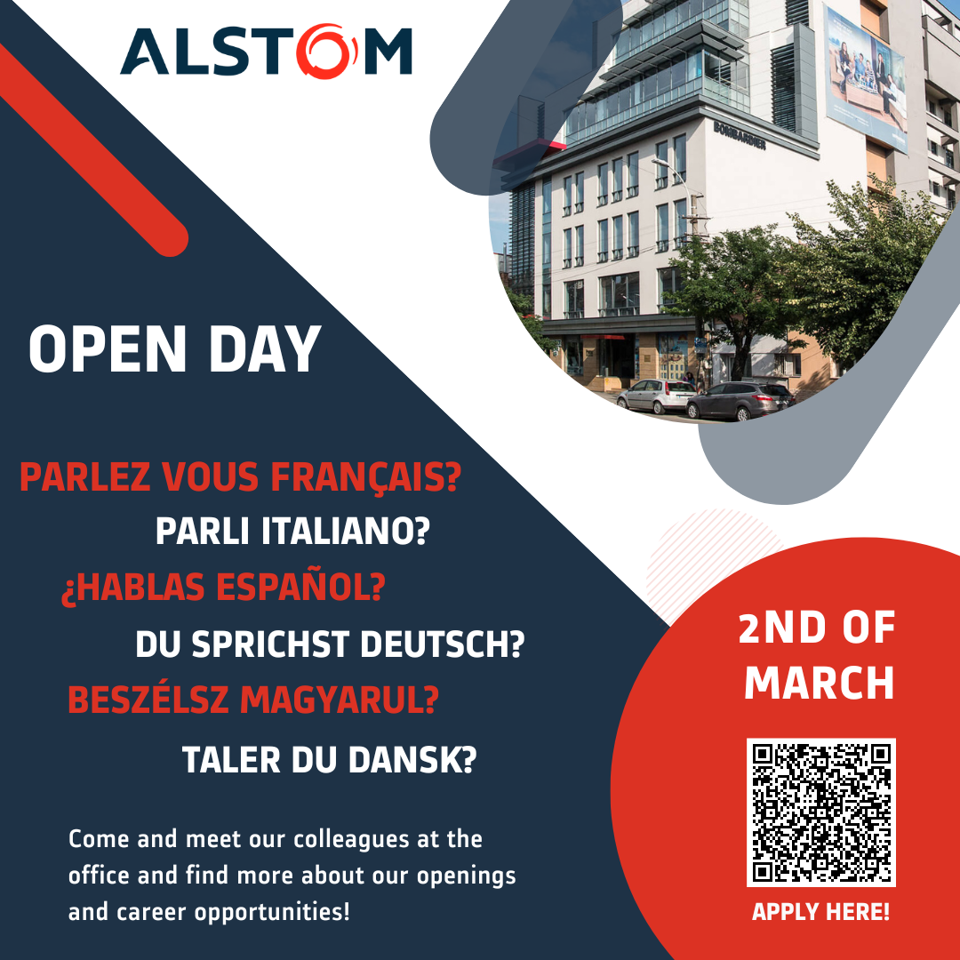 A doua ediție a evenimentului “Open Doors” la compania Alstom!