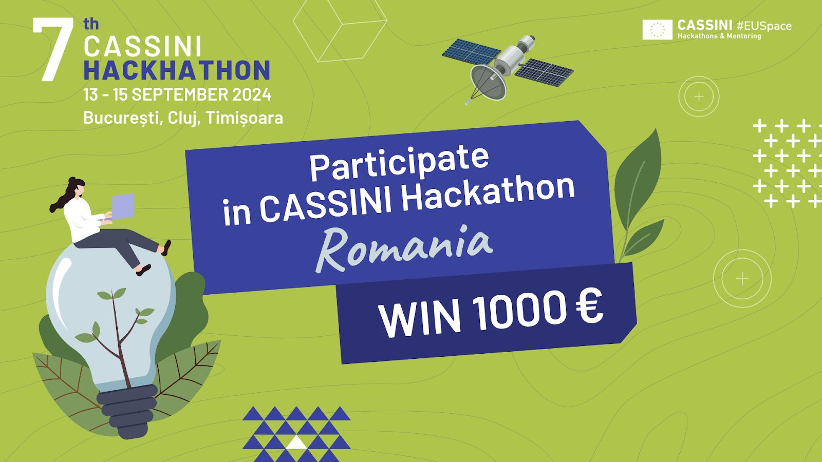 Înscrie-te la Hackathon-ului CASSINI cu tema “Environment and Green Transition”!